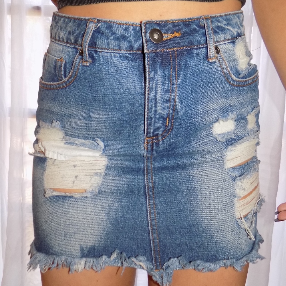 Blue Jean Skirt